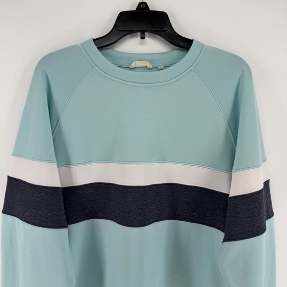 Cotopaxi Bandera Crew Sweatshirt Retro Colorblock Blue White Black Gray Mens XL - Picture 2 of 8